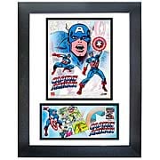Captain America Framed Event Cover with Photo